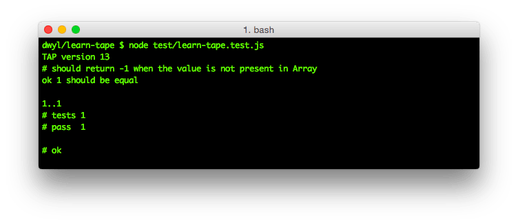 your-first-tape-test-passing