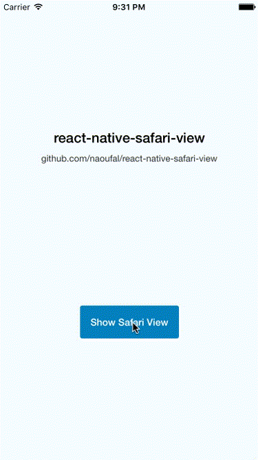 react-native-safari-view