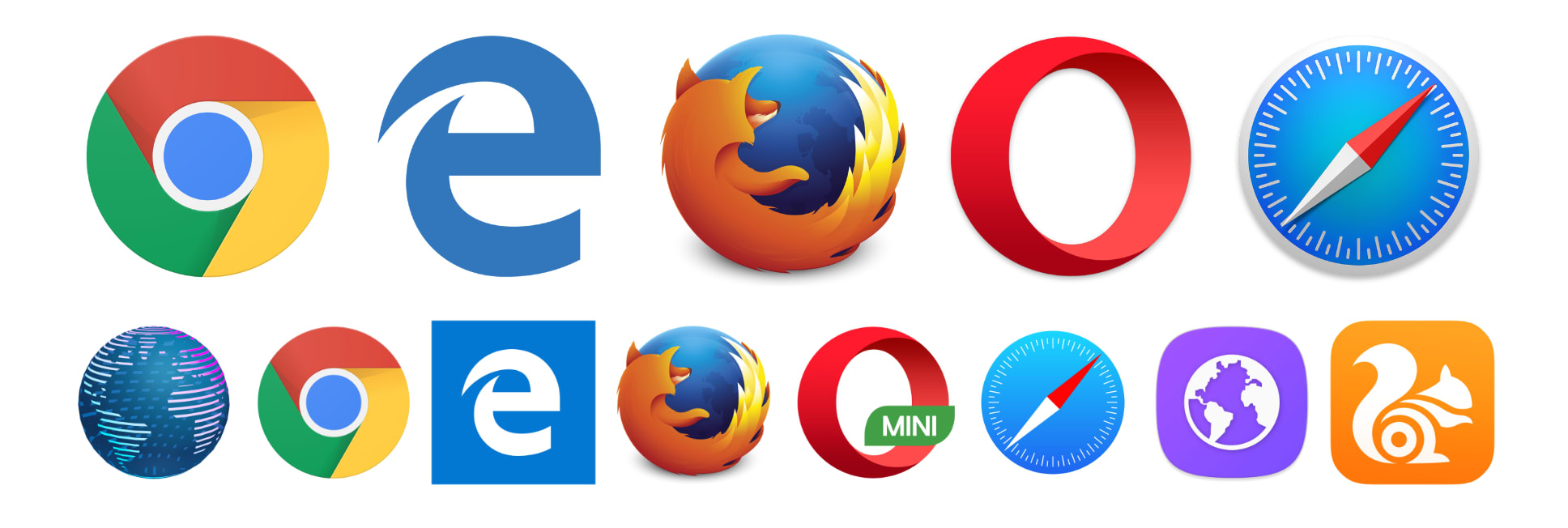 browser logos