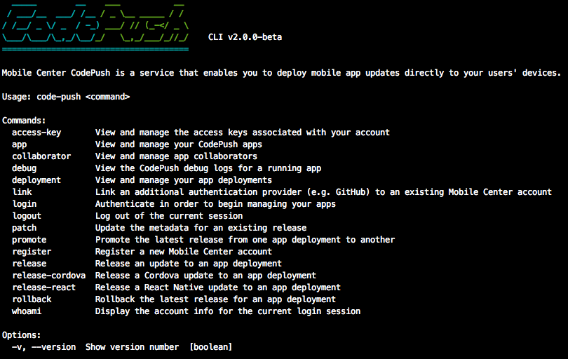 CodePush CLI