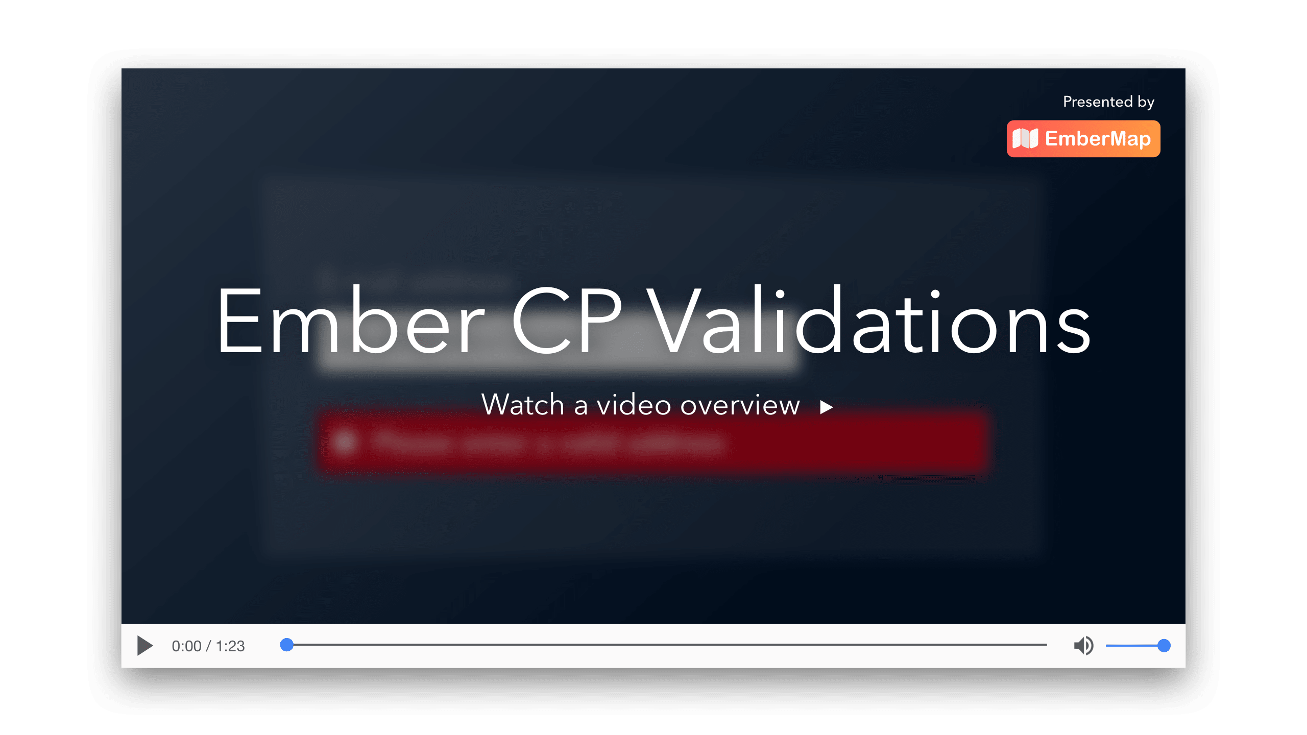 Introduction to Ember CP Validations