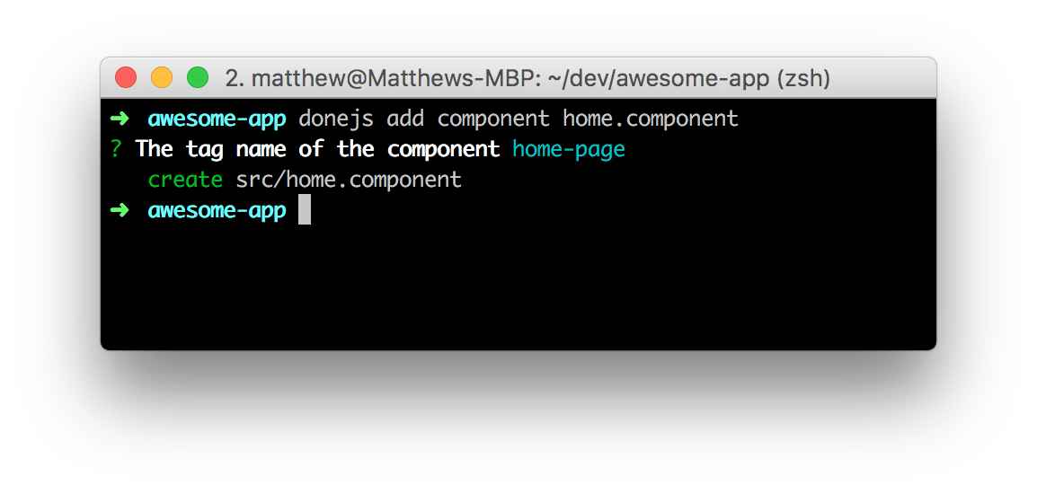 donejs add component