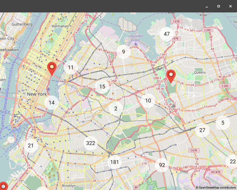 Marker clustering