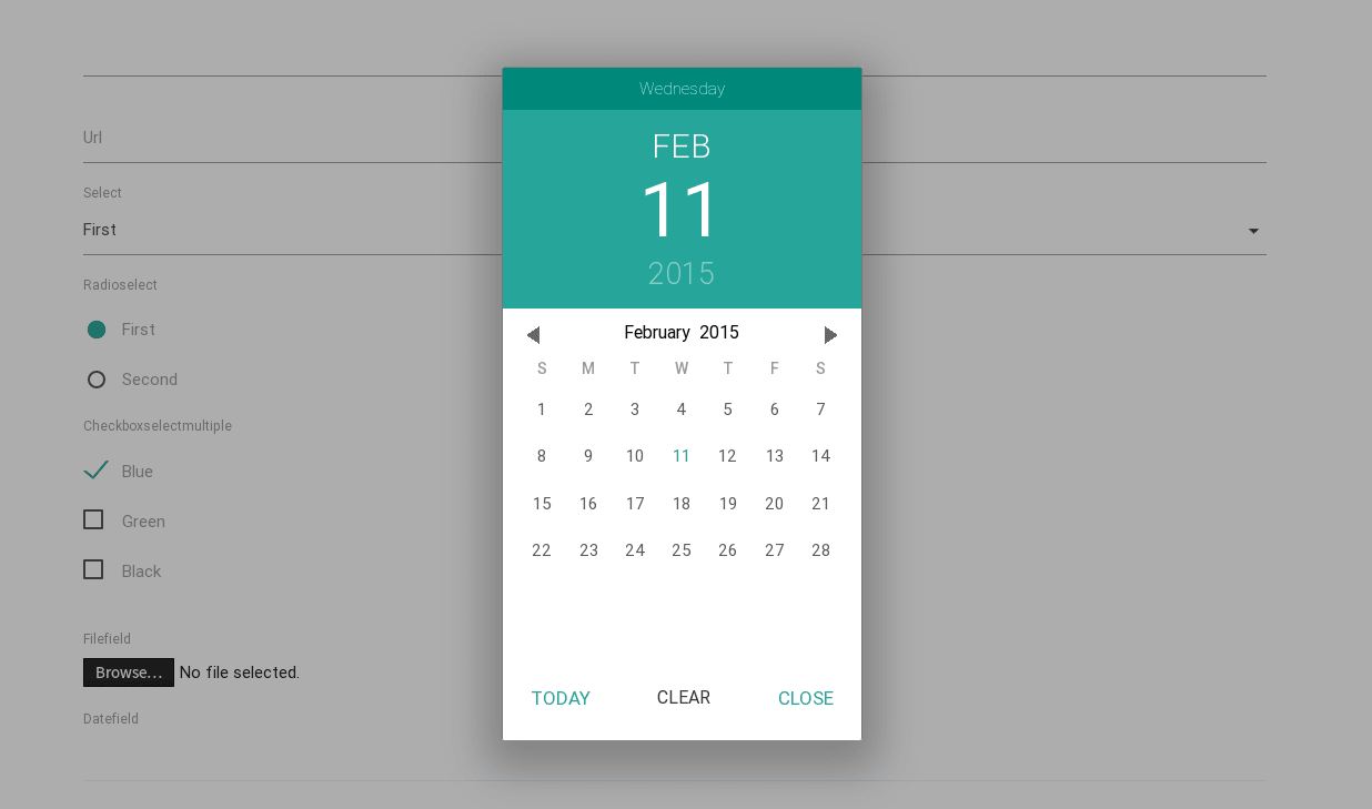 DatePicker