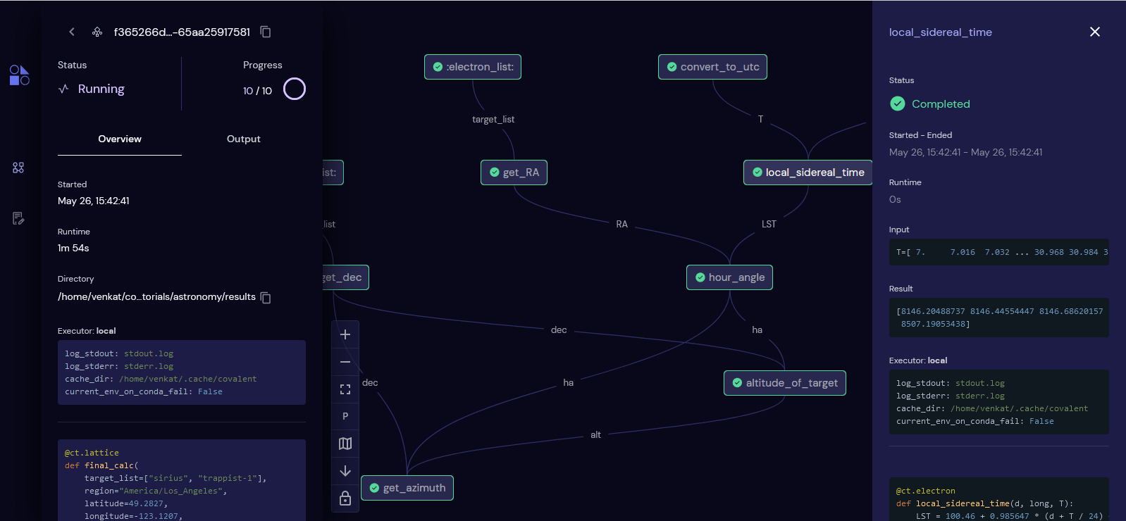 covalent user interface