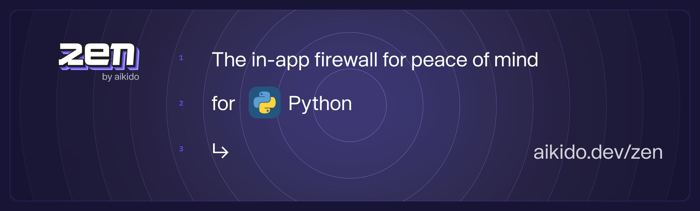 Aikido Zen for Python 3