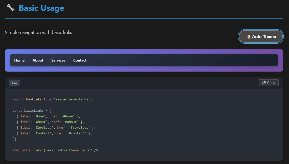 Simple Navigation with Basic Links