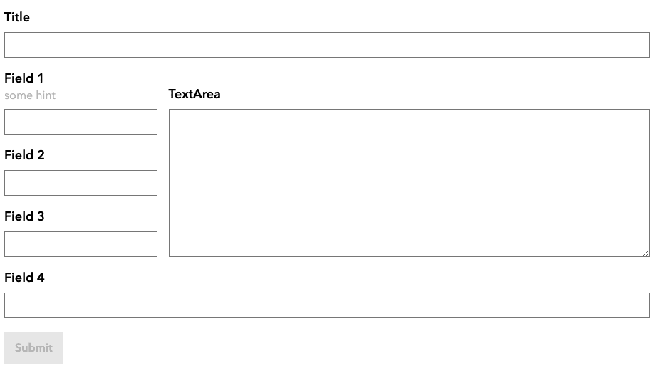 Image of scaffolded form