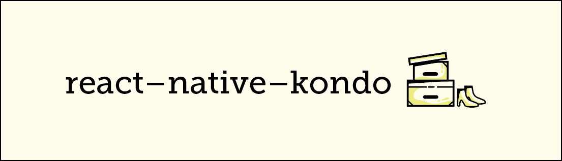 react-native-kondo logo