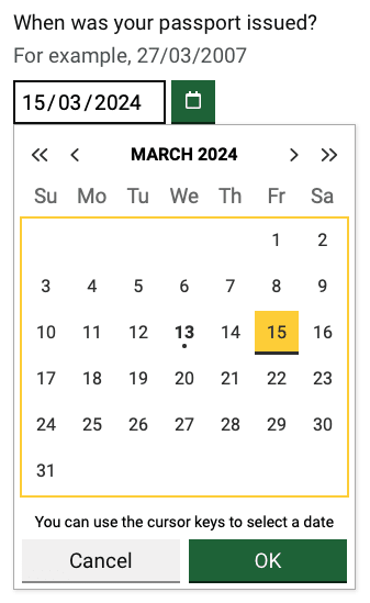 Date Picker!