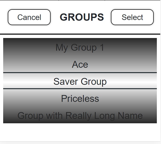 Image of Group Picker