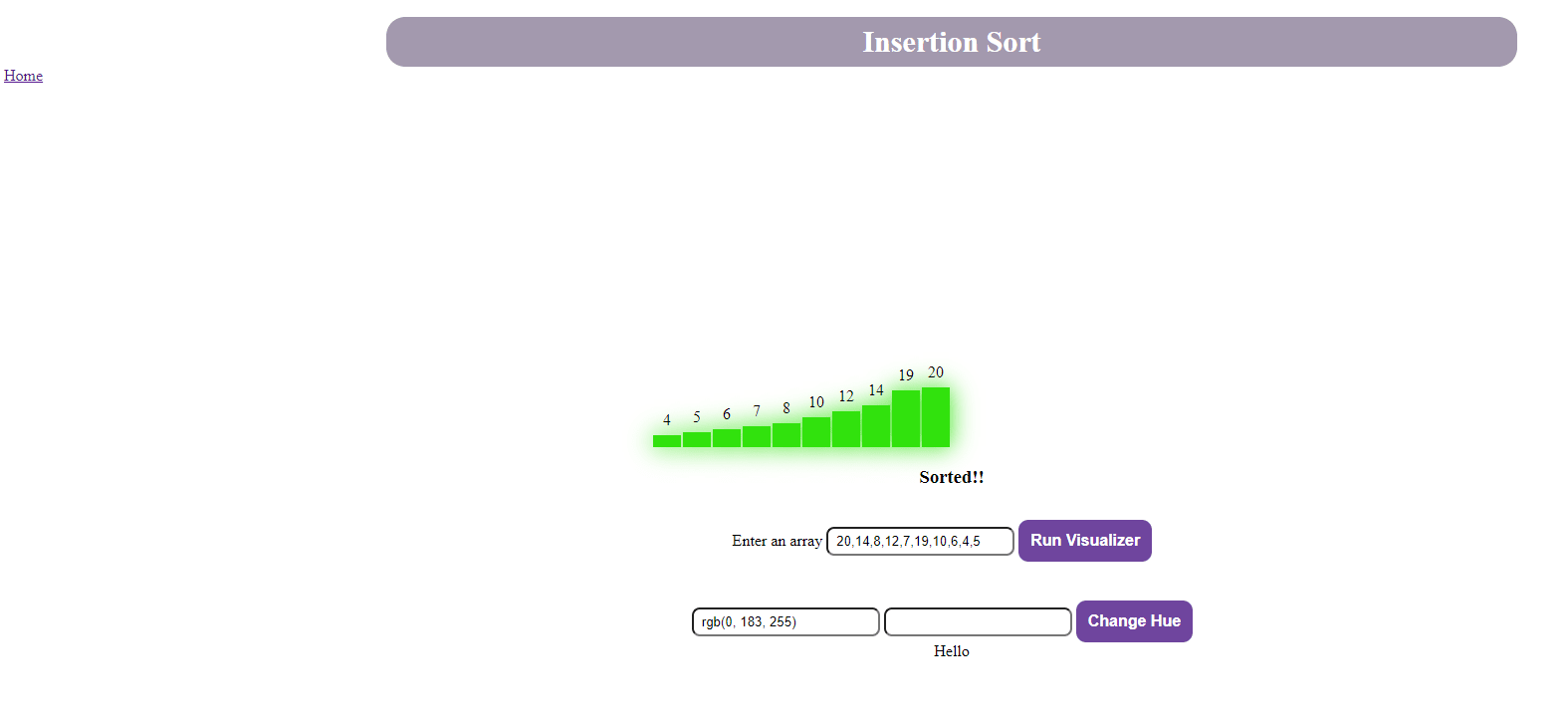 alt insertionsort