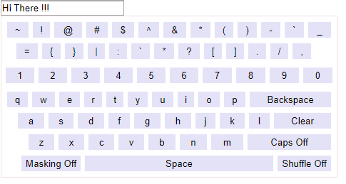 Keyboard Type 1