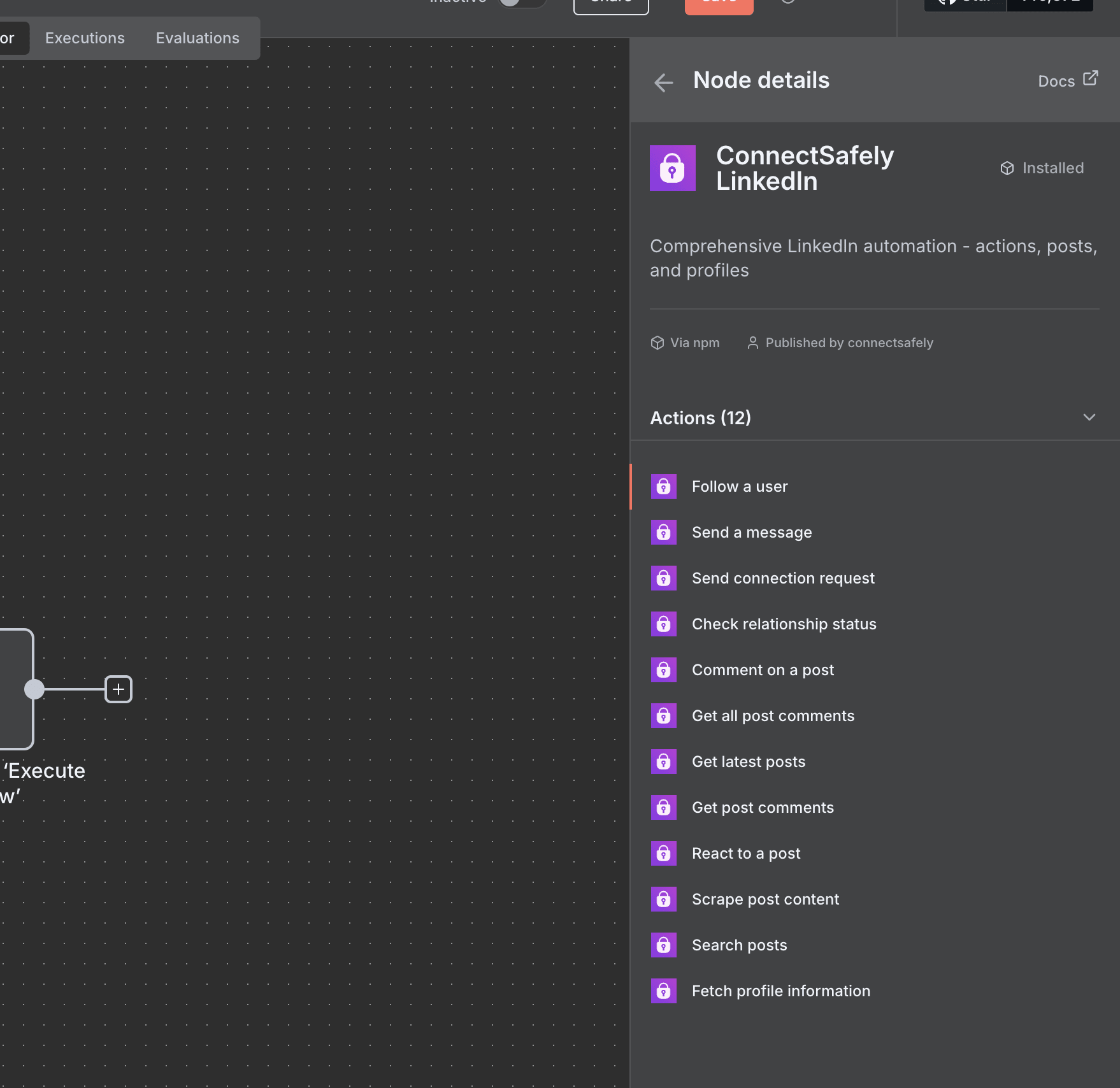 ConnectSafely LinkedIn Node