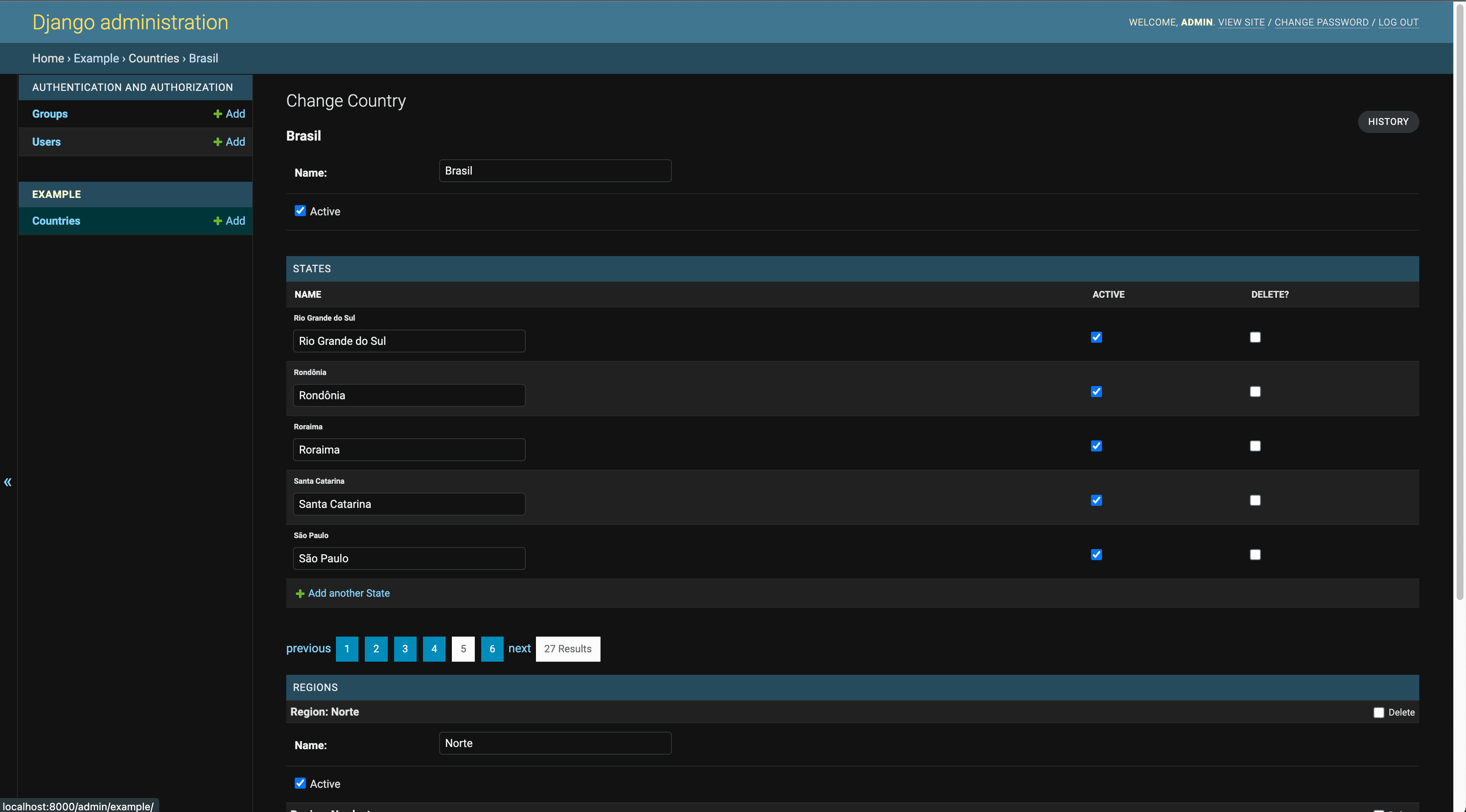 Screenshot of Django Admin Inline Paginator Plus Django Admin Inline Paginator Plus screenshot