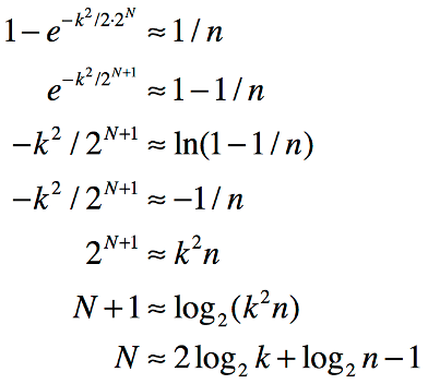 Entropy Bits Equation