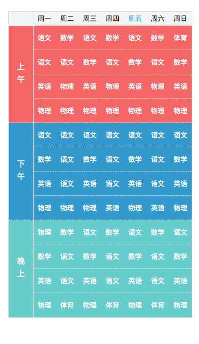 Timetables