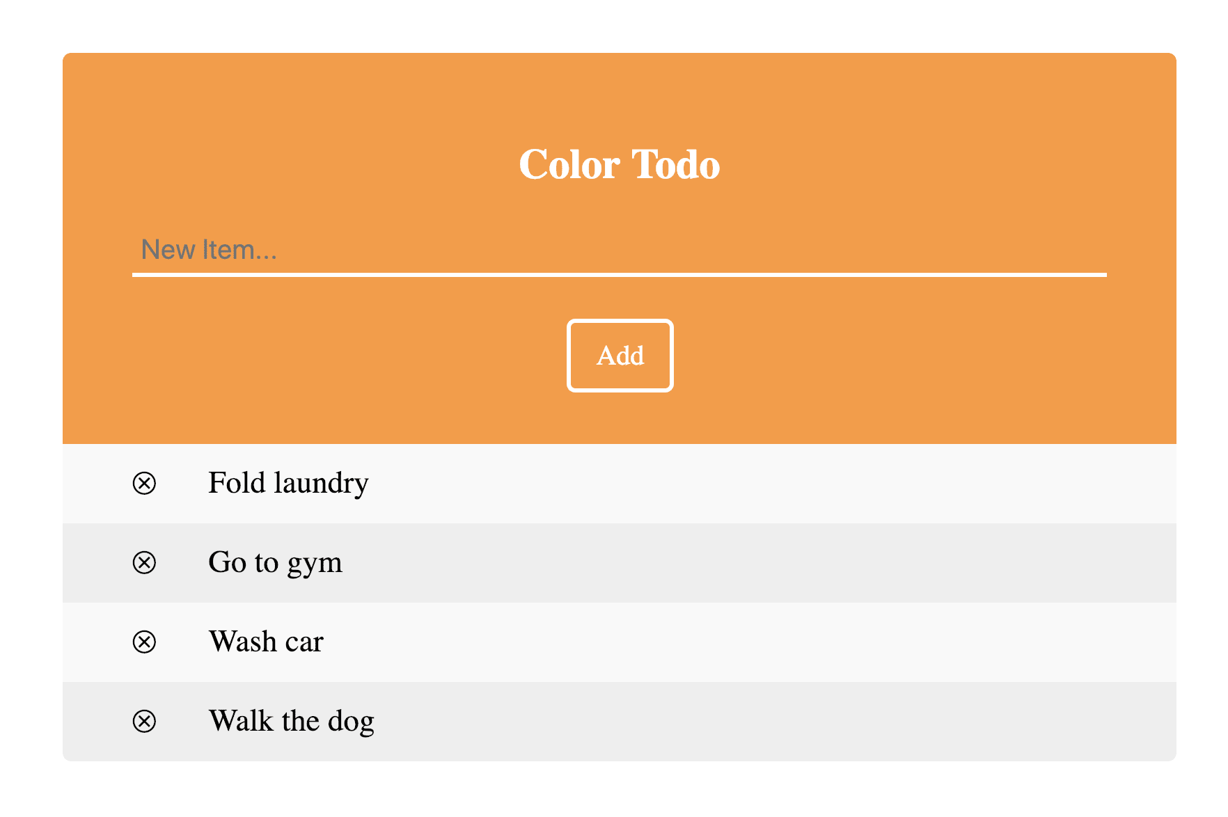 Color Todo