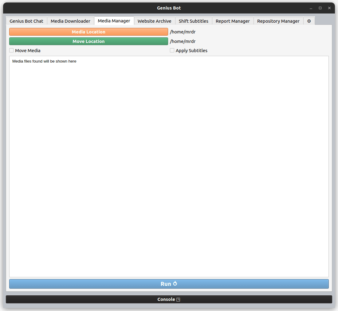 Media Manager Media Manager