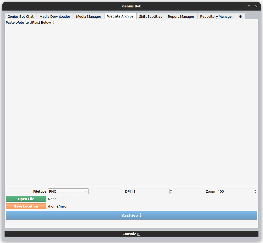 Web Archiver Web Archiver