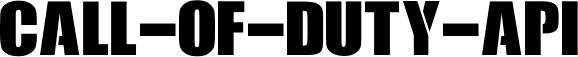 https://npmjs.org/package/call-of-duty-api