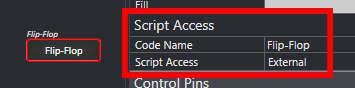 Script Access Property