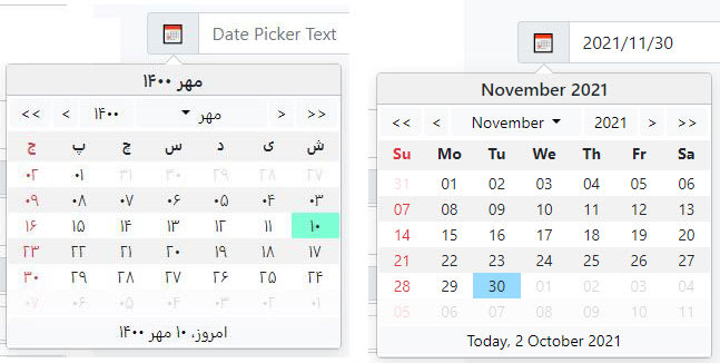 Mds Angular Persian and Gregorian DateTimePicker