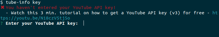 Demo of "key" command for first-time users