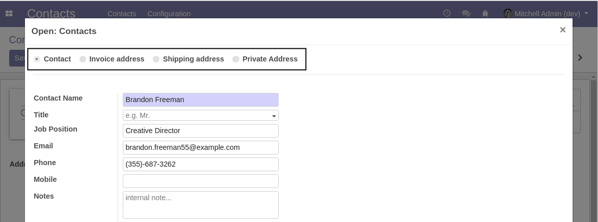 Contact Form
Witout Selection
Item