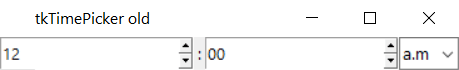 old-spin timepicker