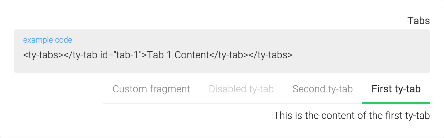 Tayeh UI Tabs