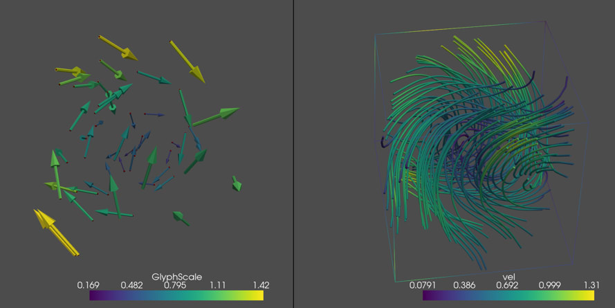 3D vector field