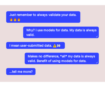 A chat about using models for data