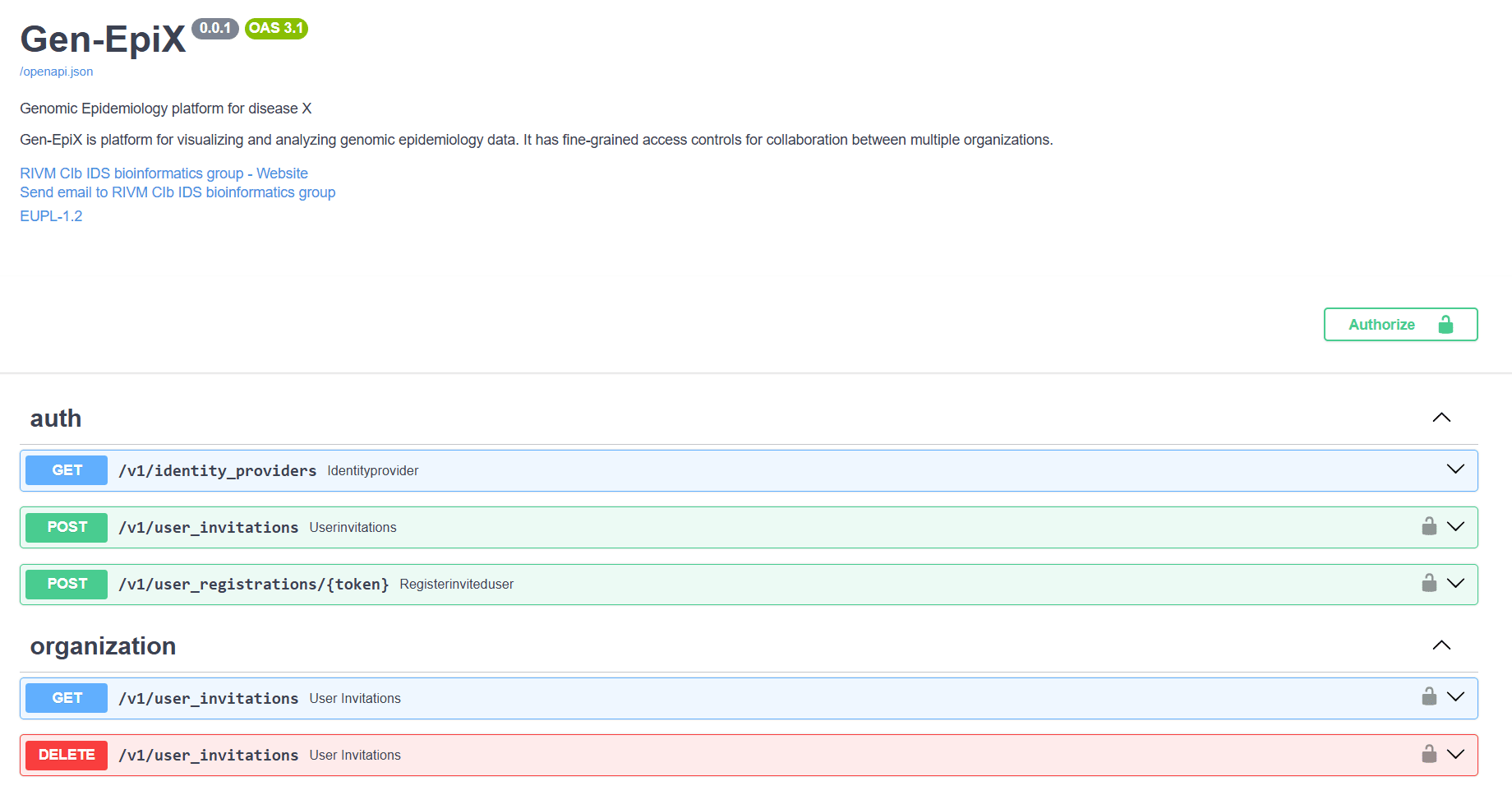 Example documentation screenshot