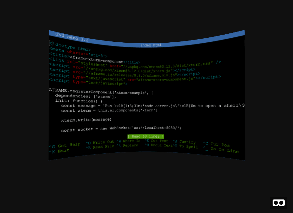 Screenshot of the terminal