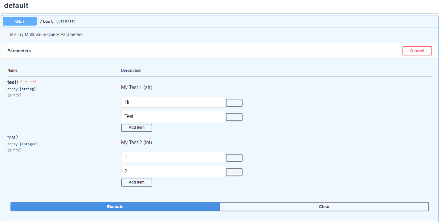 Query String Parameters