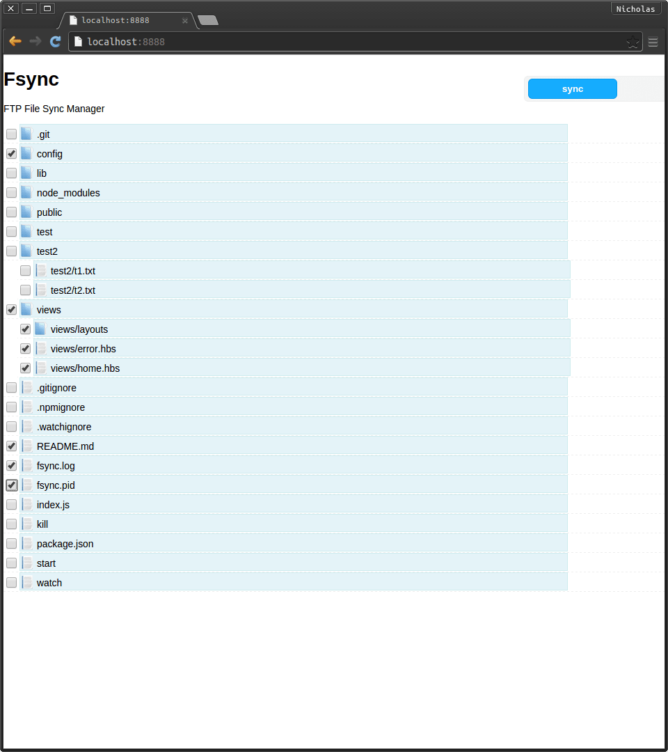 FTP-Sync GUI