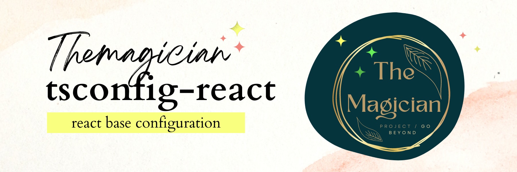 the magician tsconfig-react banner