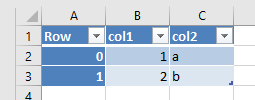 "Excel screenshot