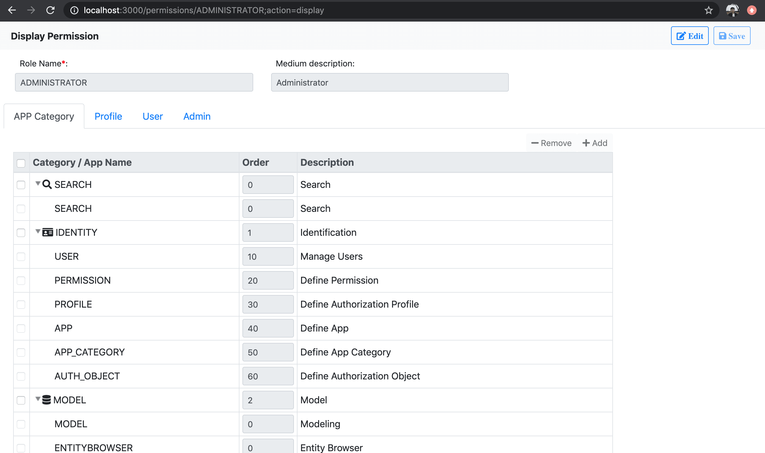 Permission App Categories