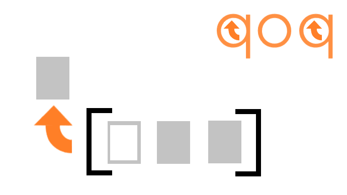 element being qoqqed off the start of an array