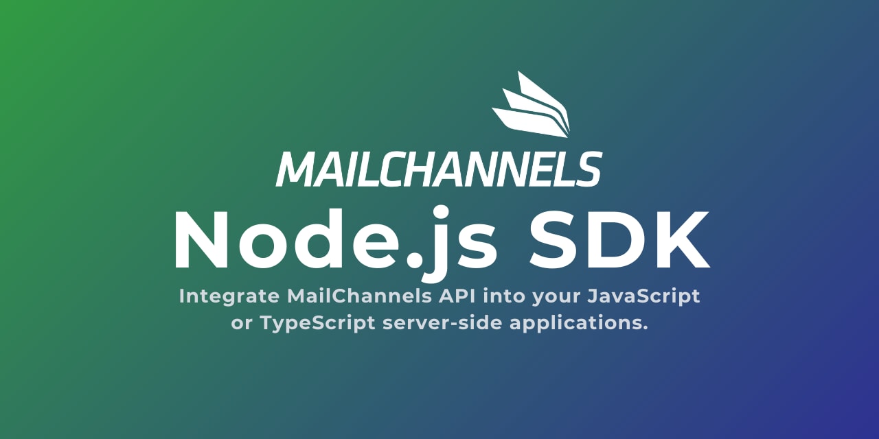 MailChannels Node.js SDK