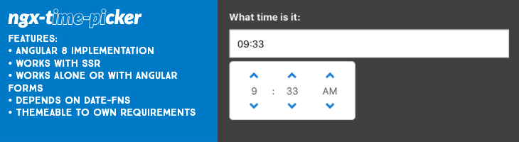 Time Picker Inline