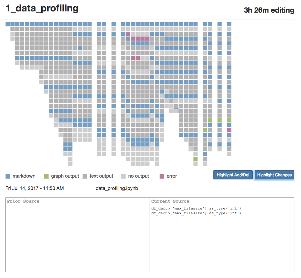 Comet Extension HistoryFlow Visualization