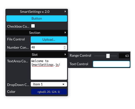 SmartSettings Preview