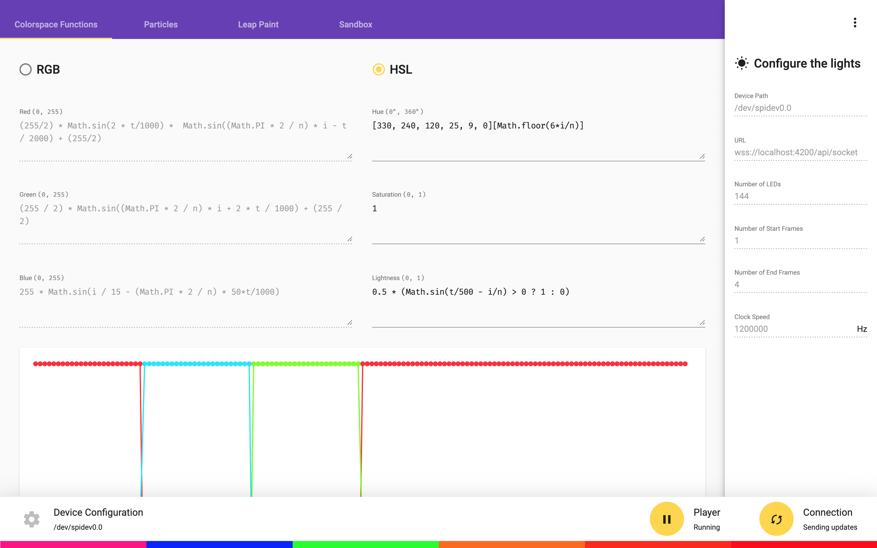 HSL Function Inputs