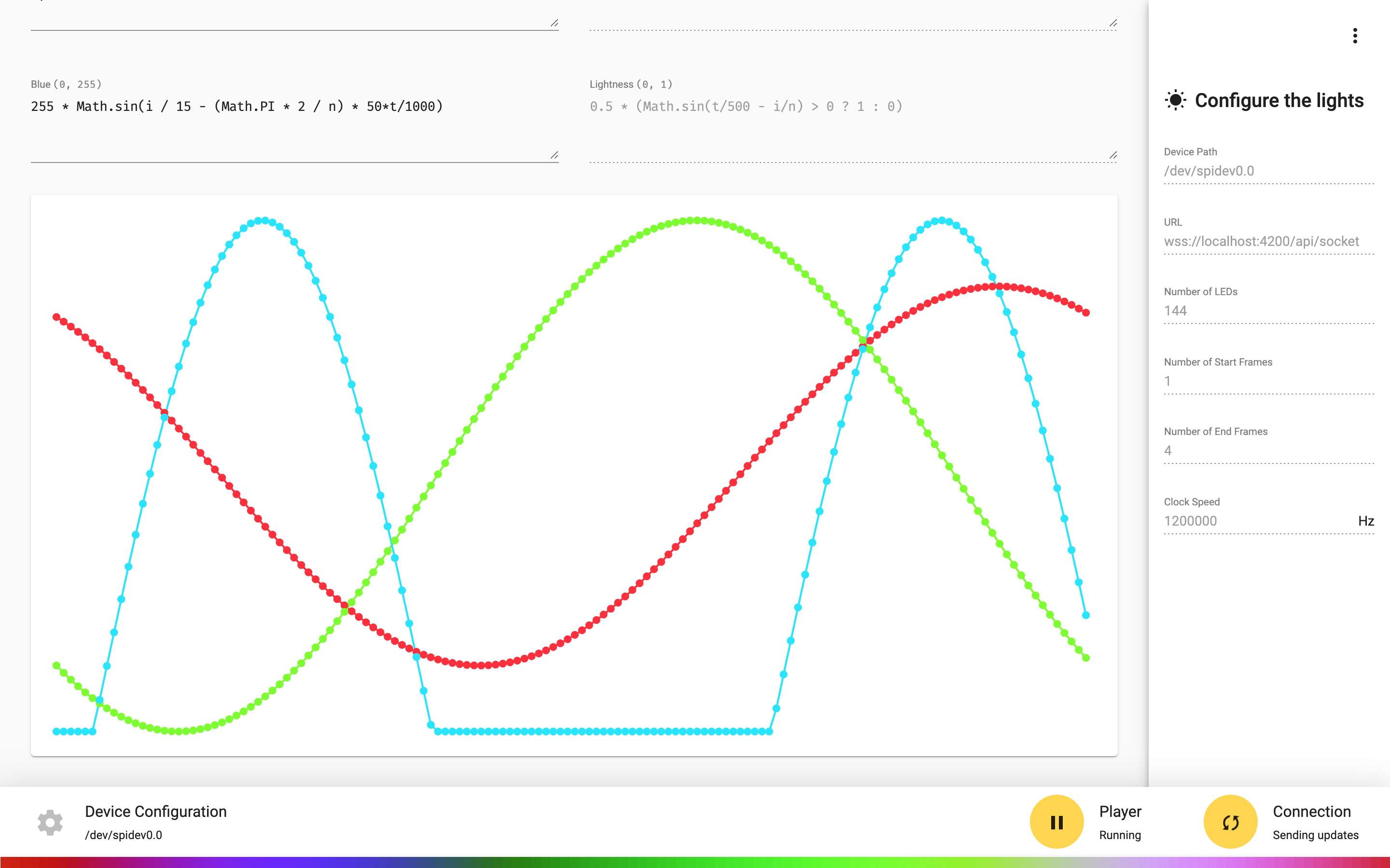 RGB Function Inputs