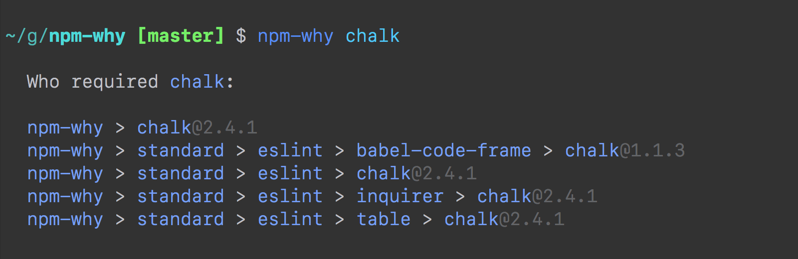 npm-why-screenshot