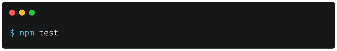 npm test