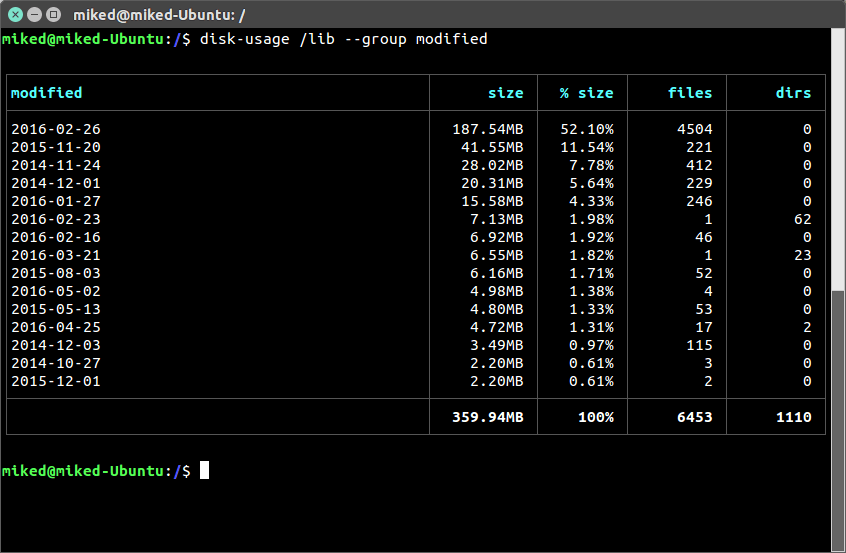 disk-usage screenshot 1